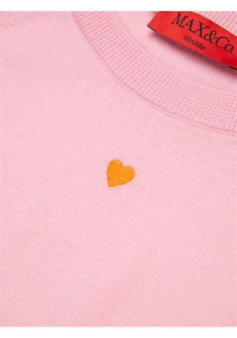 Pullover In Lana Rosa Con Cuore MAX&CO. KIDS | MX0003-MX004MX305